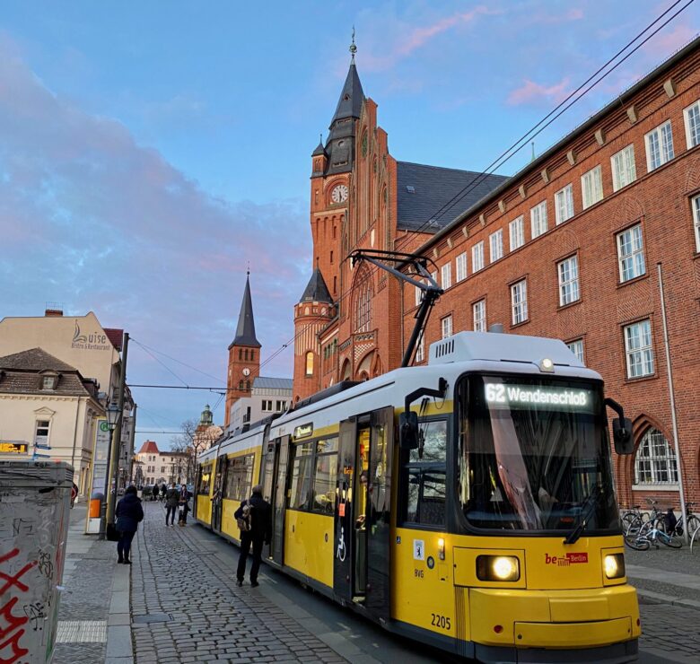 Straßenbahn in der Altstadt