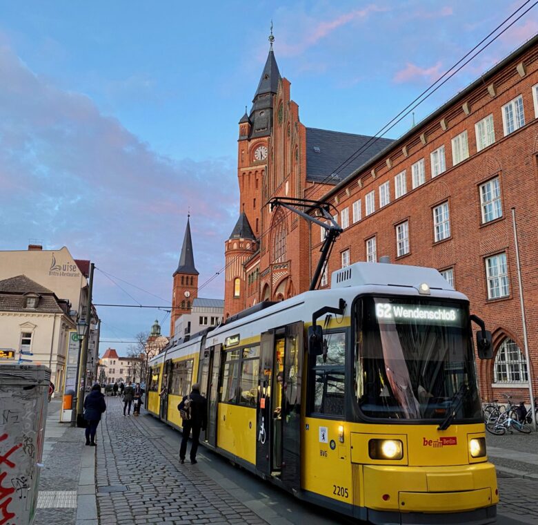 Straßenbahn in der Altstadt