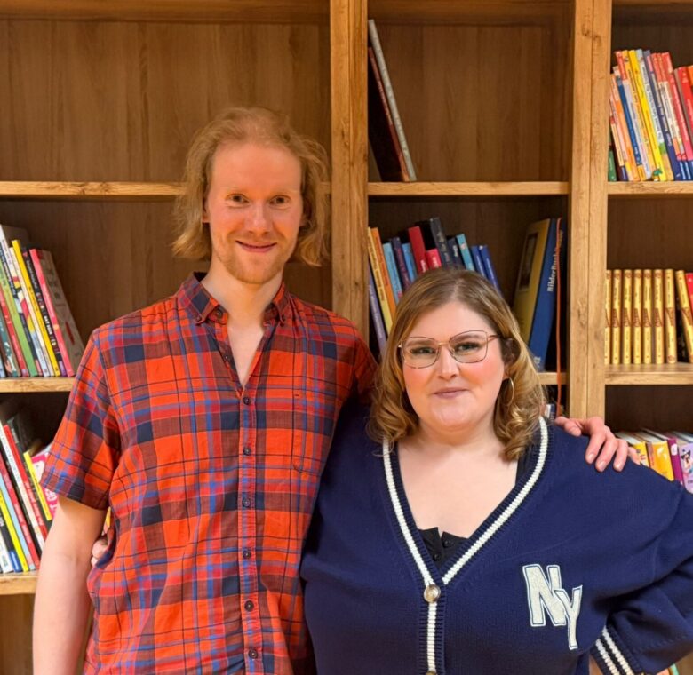 Fabian Bühler und Sara Rüdiger, Vorsitzende der Abteilung 15