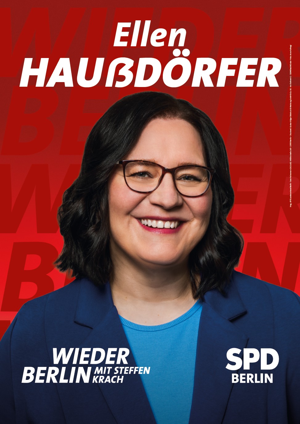 Ellen Haußdörfer ist SPD Kandidatin im Wahlkreis 4 in Treptow-Köpenick. Dies sind die Ortsteile Bohnsdorf und Altglienicke.