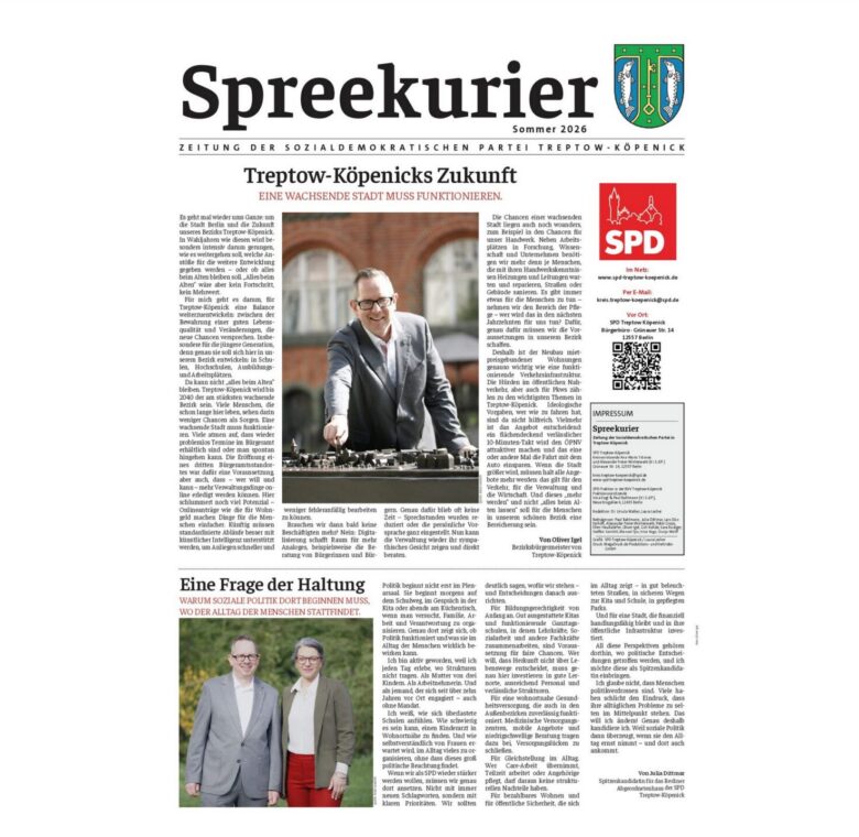 Spreekurier Ausgabe Sommer 2026