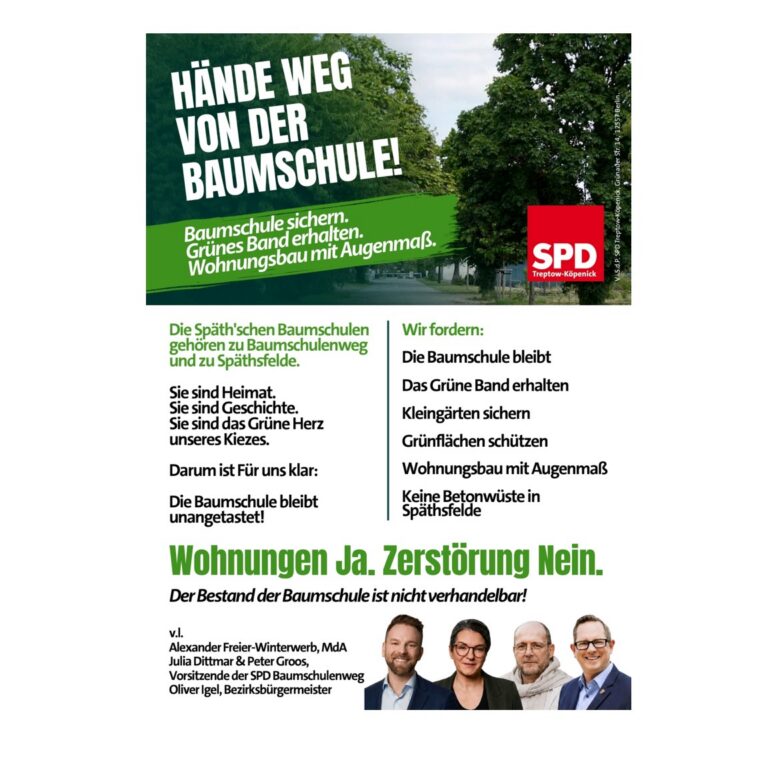 Flyer zum Tacheles-Talk am 01.07.2026.